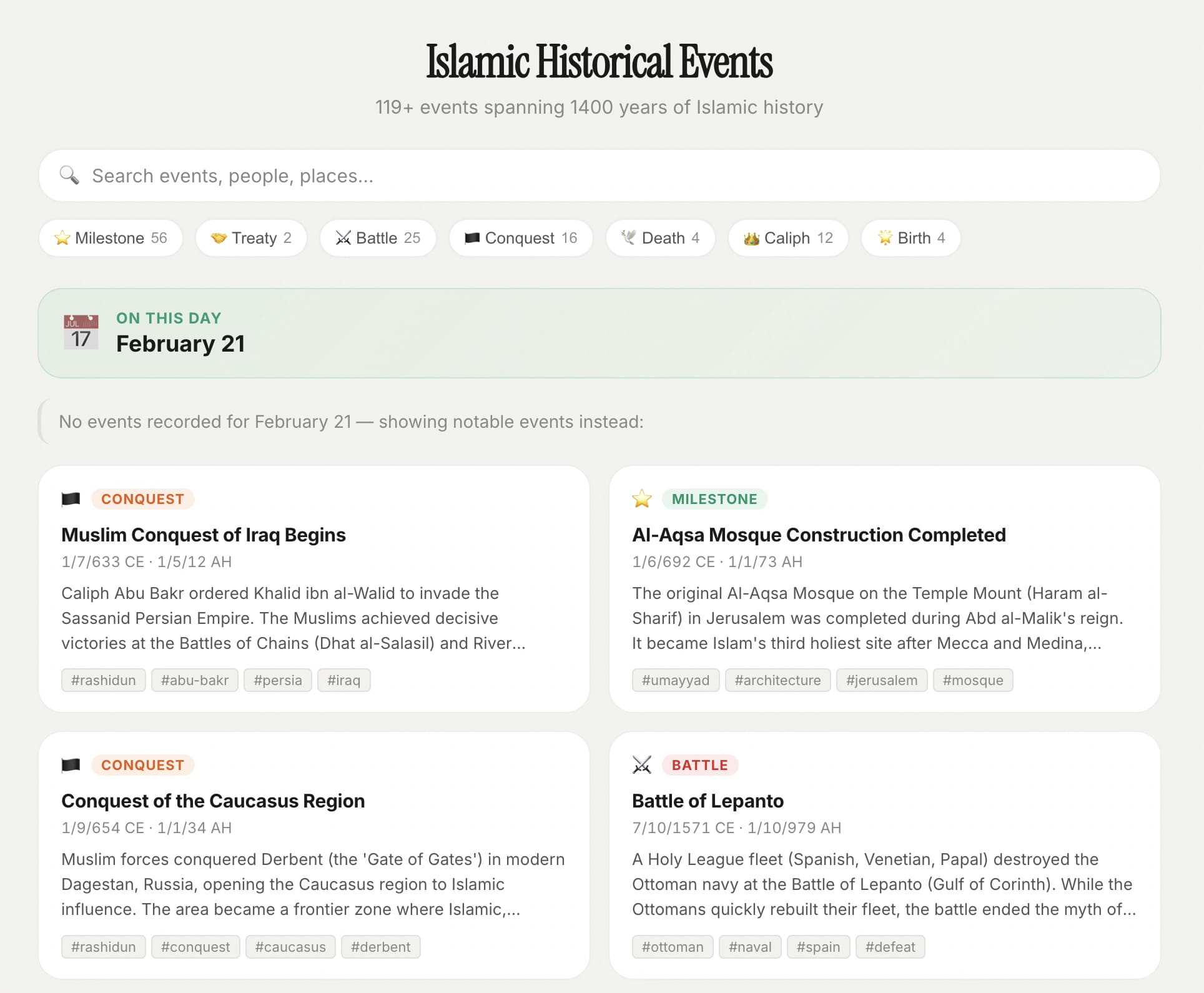 Islamic Events